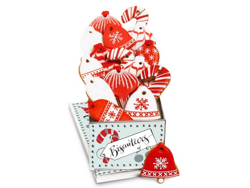 Christmas Decorations Biscuit Tin