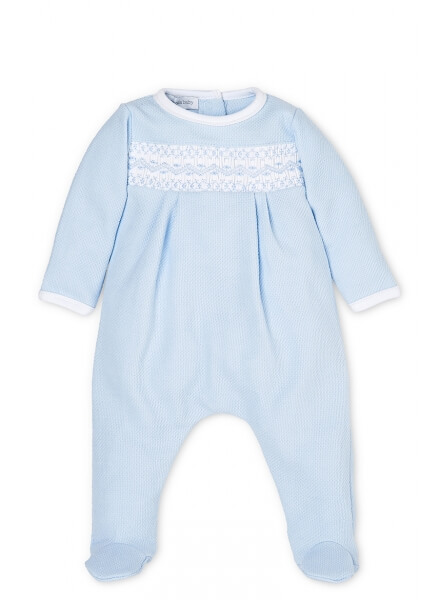 Magnolia Baby - Forever Classic Footed Sleepsuit in blue