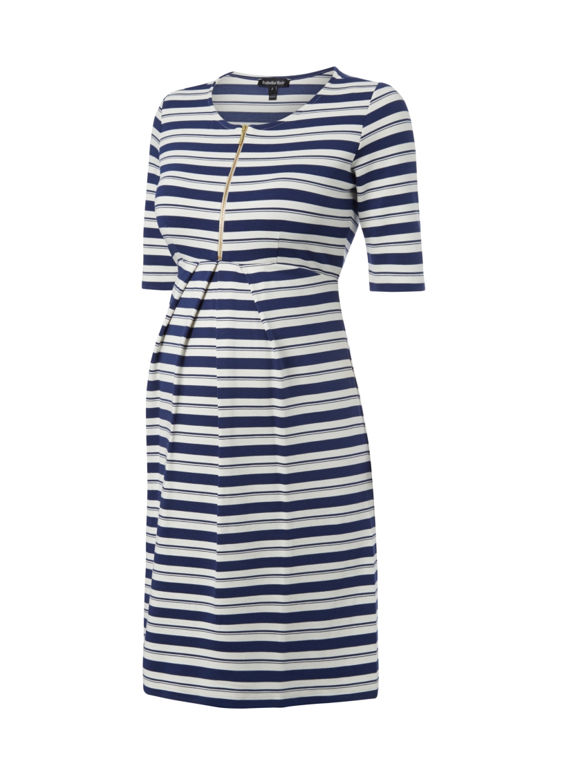 Blue Beaumont Maternity Dress Isabella Oliver